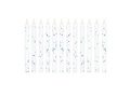 Birthday candles magic white - 6 cm - 12 pcs.