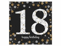 Eighteenth birthday napkins - 33 cm - 16 pcs.