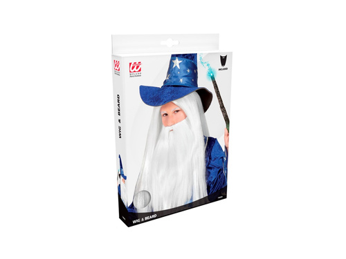 Peruka Czarodzieja z brodą