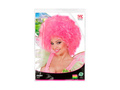Neonowo różowa peruka