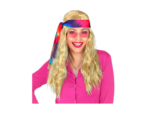 Blond peruka hipis z opaską