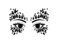 Adhesive face jewellery
