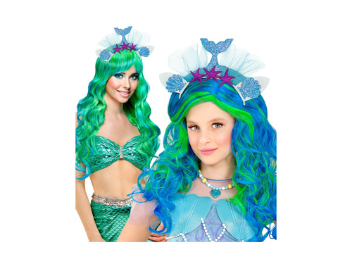 Opaska na głowę błękitna syrenka