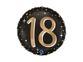 Balon foliowy Iskierki na osiemnastkę - 35 cm - 1 szt.