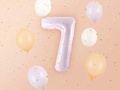 Number 7 Purple Foil Balloon - 72 cm - 1 pc