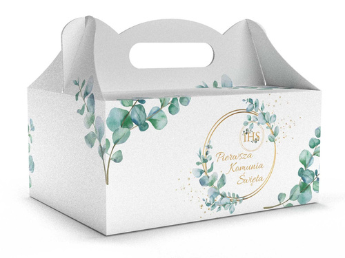 Decorative boxes for communion cake - 10 pcs.