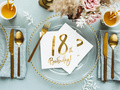 Eighteenth birthday napkins - 33 cm - 20 pcs.