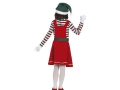Santa girl worker costume