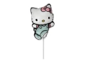 Balon foliowy do patyka Hello Kitty - 36 cm - 1 szt.