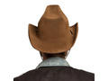 Leather cowboy hat