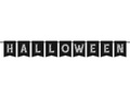 Halloween silver banner - 1 pcs.