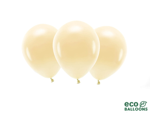EKO latex balloons pastel light peach - extra large - 10 pcs.
