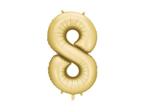 Number 8 Foil Balloon - 86 cm - 1 pc