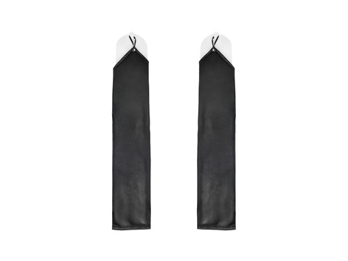 Czarne rękawiczki na palec - 37 cm - 1 para