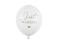 Balony lateksowe z nadrukiem weselnym Just Married - 30 cm - 50 szt.