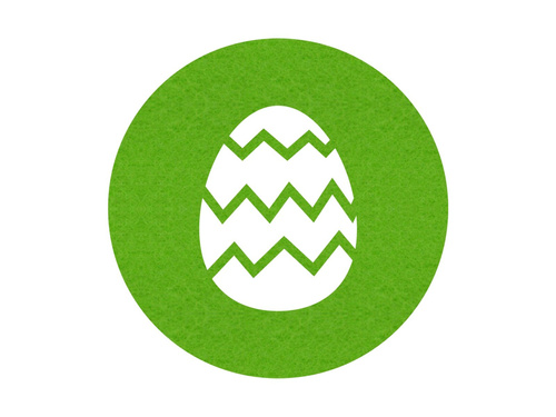 Easter Felt stand - 10 cm