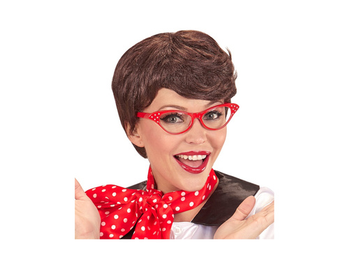 Peruka z lat 50. z apaszką