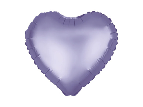 Purple Heart Foil Balloon - 45 cm - 1 pc
