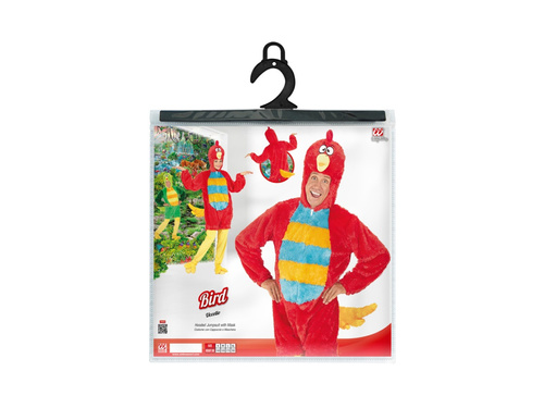 Pluszowy strój czerwonego ptaka