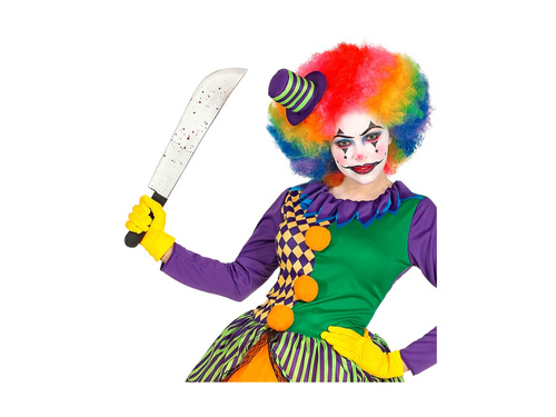 Zakrwawiona plastikowy maczeta - 52 cm