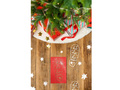 Santa foot stencils