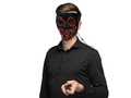 Skeleton mask with moving jaw - 1 pc