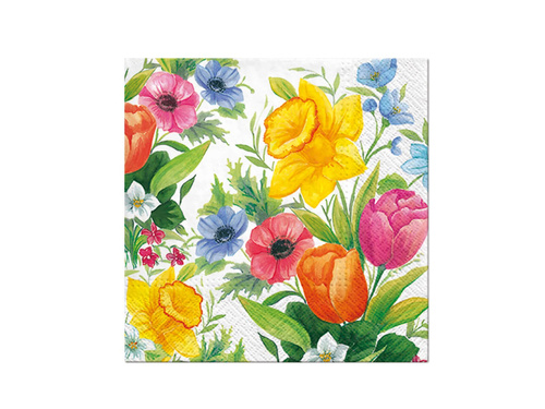 Spring Flowers napkins - 33 cm - 20 pcs.