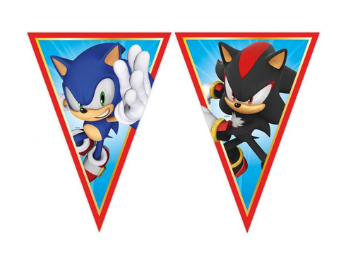 Baner flagi Sonic - 1 szt.