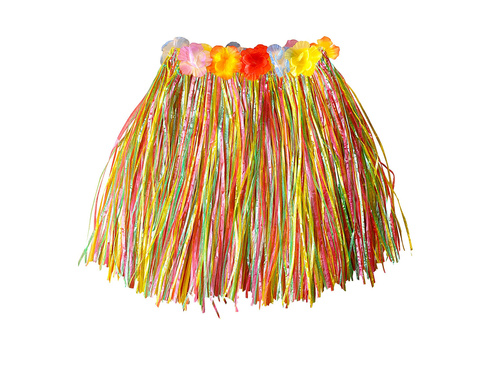 Hawaiian Skirt Flowers 45 cm multicoloured