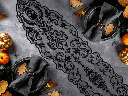 Table runner Skulls - 35x180 cm - 1 pc