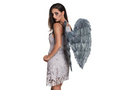 Angel wings grey 65 x 65