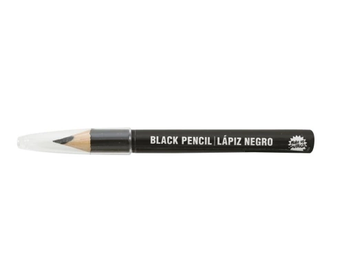Black pencil outline