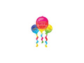 Balon foliowy Baloniki Happy Birthday - 66 x 91 cm - 1 szt.