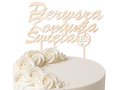 Wooden cake topper First Holy Communion - 1 pc.