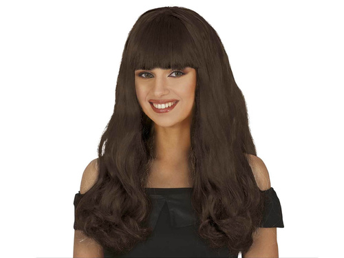 Brown Long Wig - 1 pc