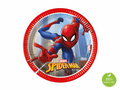 Talerzyki papierowe na urodziny Spiderman - 20 cm - 8 szt.