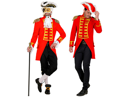 Red parade coat