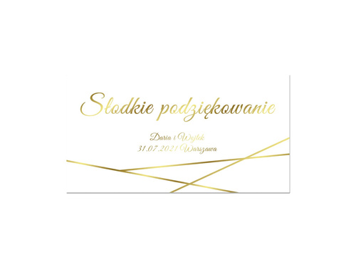 Wedding cake labels, 30 pcs