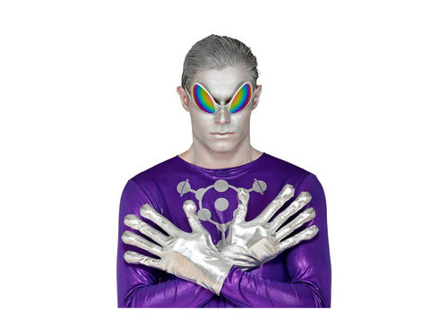 Metaliczne rękawiczki kosmity