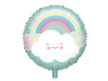 Rainbow and Cloud foil balloon - 43 cm - 1 pc.