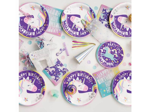 Mini piñata Unicorn - 1 pc.