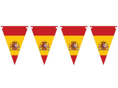 Spain Flag Hanging Banner - 5m