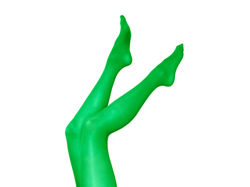 Rajstopy damskie - zielone - 1 szt.