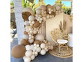 Set of balloons for balloon garland beige - 115 pcs.