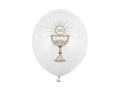 Balloons with gold print IHS Holy Communion - white - 37 cm - 50 pcs.