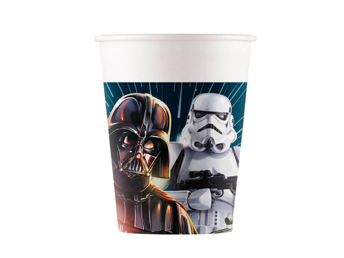 Star Wars birthday cups - 200 ml - 8 pcs.