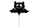 Mini Shape Black Bat Foil Balloon - 37 cm