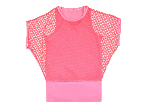 Fishnet shirt neon pink