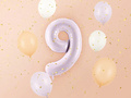 Number 9 Purple Foil Balloon - 72 cm - 1 pc
