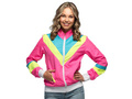 Shell suit jacket Retro babe neon pink